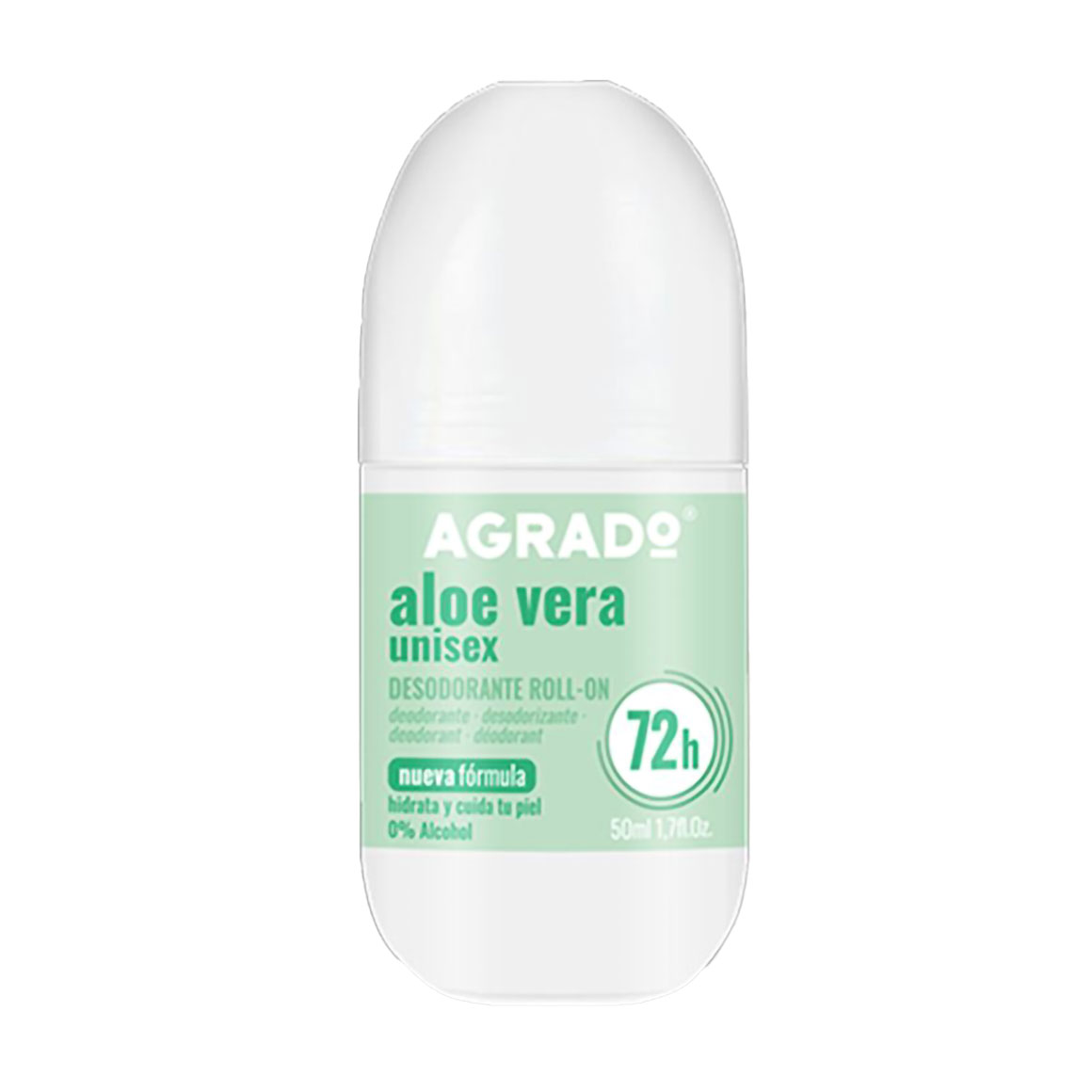 Кульковий дезодорант Agrado Aloe Vera Deodorant Roll-On, 50 мл